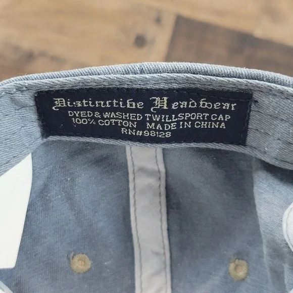 Key West Hat Baseball Cap Distressed Blue Graphic Travel Souvenir Adjustable New - Picture 8 of 9